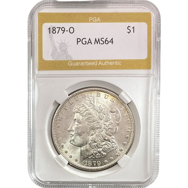 1879-O Morgan Silver Dollar PGA MS64