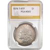 Image 1 : 1878 7/8TF Morgan Silver Dollar PGA MS65