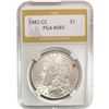 Image 1 : 1883-CC Morgan Silver Dollar PGA MS65