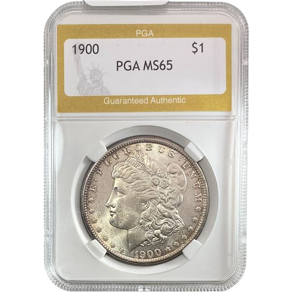 1900 Morgan Silver Dollar PGA MS65