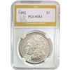 Image 1 : 1892 Morgan Silver Dollar PGA MS63