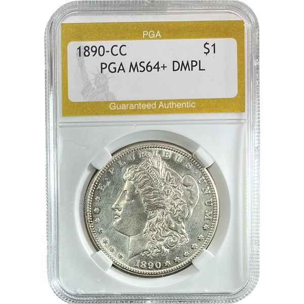1890-CC Morgan Silver Dollar PGA MS64+ DMPL