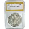 Image 1 : 1890-CC Morgan Silver Dollar PGA MS64+ DMPL