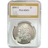 Image 1 : 1890-S Morgan Silver Dollar PGA MS65+