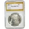 Image 1 : 1881-S Morgan Silver Dollar PGA MS67 PL