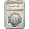 Image 1 : 1881-S Morgan Silver Dollar PGA MS66+ DMPL