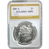 Image 1 : 1881-S Morgan Silver Dollar PGA MS65+ DMPL