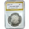 Image 1 : 1878 7TF Rev 79 Morgan Silver Dollar PGA MS65 DMPL
