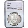 Image 1 : 1886 Morgan Silver Dollar NGC MS66