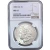Image 1 : 1884-CC Morgan Silver Dollar NGC MS61