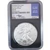 Image 1 : 2018-W Silver Eagle NGC MS70 Mercanti Signed