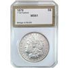 Image 1 : 1878 7TF Rev 78 Morgan Silver Dollar PCI MS61