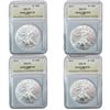Image 1 : 2013-2014 GEM BU Silver Eagle [4 Coins] OBCS MS70
