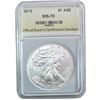 Image 2 : 2013-2014 GEM BU Silver Eagle [4 Coins] OBCS MS70
