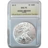 Image 4 : 2013-2014 GEM BU Silver Eagle [4 Coins] OBCS MS70