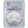 Image 4 : 2017-2021 GEM BU Silver Eagle [4 Coins] PCGS MS70
