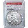 Image 4 : 2020-2021 GEM BU Silver Eagle [5 Coins] PCGS MS70