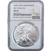 Image 4 : 1999-2011 GEM BU Silver Eagle [5 Coins] NGC MS69