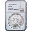 Image 8 : 1986-2014 GEM BU Silver Eagle [5 Coins] NGC MS69