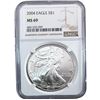 Image 6 : 1992-2021 GEM BU Silver Eagle [5 Coins] NGC MS69