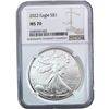 Image 6 : 2015-2023 GEM Bu Silver Eagle [4 Coins] NGC MS70