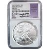 Image 6 : 2015-2023 GEM BU Silver Eagle [3 Coins] NGC MS70 Signed Label