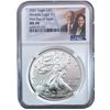Image 2 : 1991-2021 GEM BU Silver Eagle [4 Coins] NGC/PCGS MS69/70