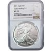 Image 2 : 2012-2021 GEM BU Silver Eagle [4 Coins] NGC MS70