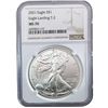 Image 4 : 2012-2021 GEM BU Silver Eagle [4 Coins] NGC MS70