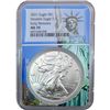 Image 6 : 2009-2024 GEM BU Silver Eagle [4 Coins] NGC/PCGS MS70