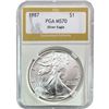 Image 4 : 1987 GEM BU Silver Eagle [4 Coins] PGA MS70