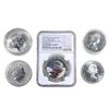 Image 1 : 1964-2021 British and Canadian Silver Coiage[5 Coins] NGC PF67 DCAM