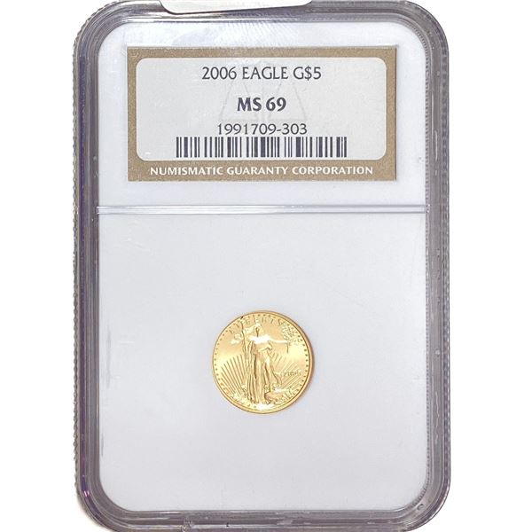 2006 US 1/10oz Gold Eagle NGC MS69
