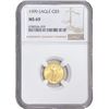 Image 1 : 1999 US 1/10oz Gold Eagle NGC MS69