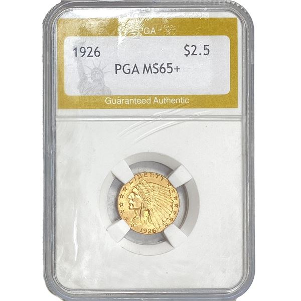 1926 $2.50 Gold Quarter Eagle PGA MS65+