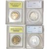 Image 1 : 1821-1992 HIGH GRADE US Coin Lot [4 Coins] USCG XF-MS45-70