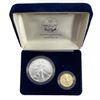 Image 1 : 1992 GEM BU US Gold and Silver Eagle Set [2 Coins]