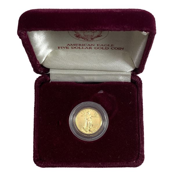 1992 GEM BU US 1/10oz Gold Eagle