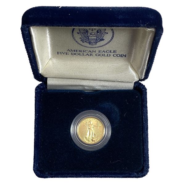 1993 GEM BU US 1/10oz Gold Eagle