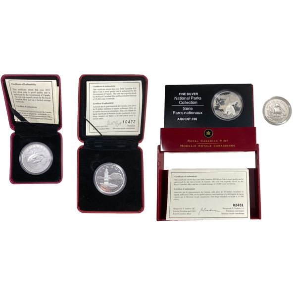 1979-2013 Canadian Silver Dollar Lot [4 Coins]