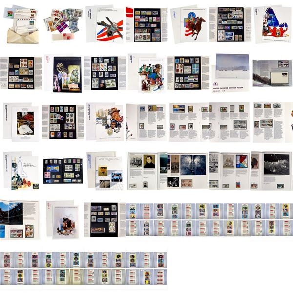1974-89 Commem. Stamp Collections + Envelopes