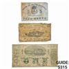 Image 1 : [3] 1861-1863 5C,50C,$1 Lot of U.S. Currency
