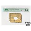 Image 1 : 1780 $3 Massachusetts Colonial Note PMG 35 VF+