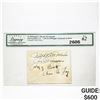 Image 1 : Joe DiMaggio Autographed Claim Check LCG 62 New