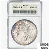 Image 1 : 1885-S Morgan Silver Dollar ANACS MS60