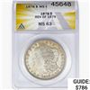Image 1 : 1878 REV 79 Morgan Silver Dollar ANACS MS63
