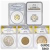 Image 1 : [5] 1837-1974-D Varied Coinage Collection PCGS/NGC/ANACS