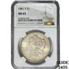 Image 1 : 1881-S Morgan Silver Dollar NGC MS65