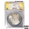 Image 1 : 1884 Morgan Silver Dollar ANACS MS63