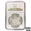 Image 1 : 1882-S Morgan Silver Dollar NGC MS63